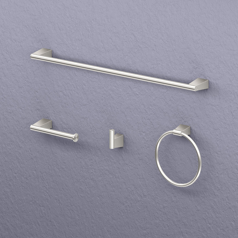 Gatco 4732 Bleu Towel Ring, Satin Nickel