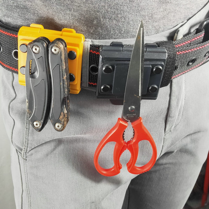 Magnet Tool Belt Clip,Magnetic Tools Holster for Tool Belt Clip on，Magnetic Tool Holder,Magnetic Tool Holder Clip on. yellow
