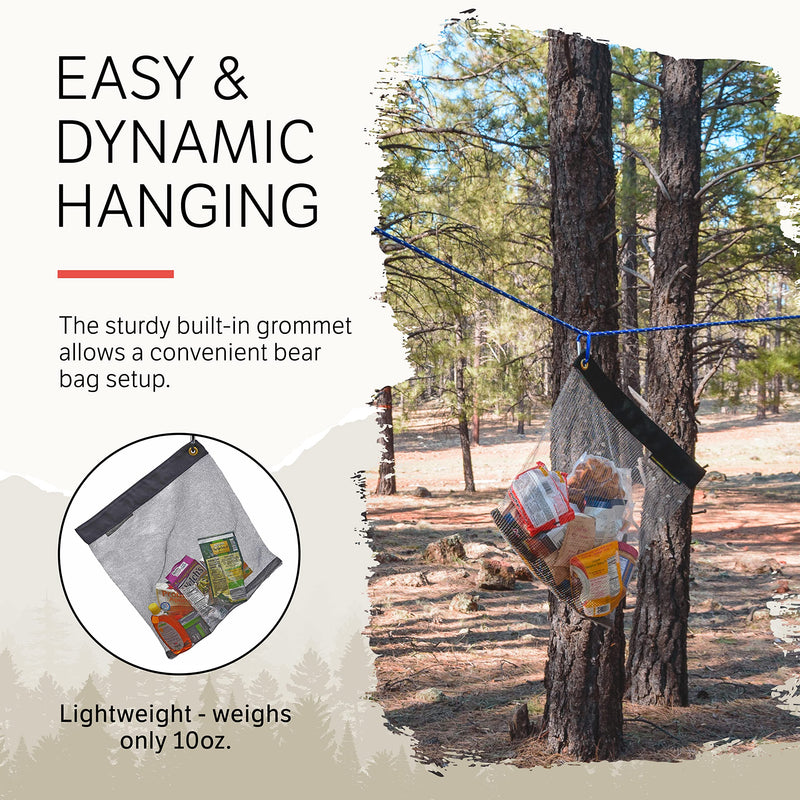 RATSACK Rodent Proof Bear Bags - Ultralight Stainless Steel Mesh Bag for Camping Food Storage - Sturdy and Rust-Resistant Sack with Lock and Grommet For Easy Hanging Medium