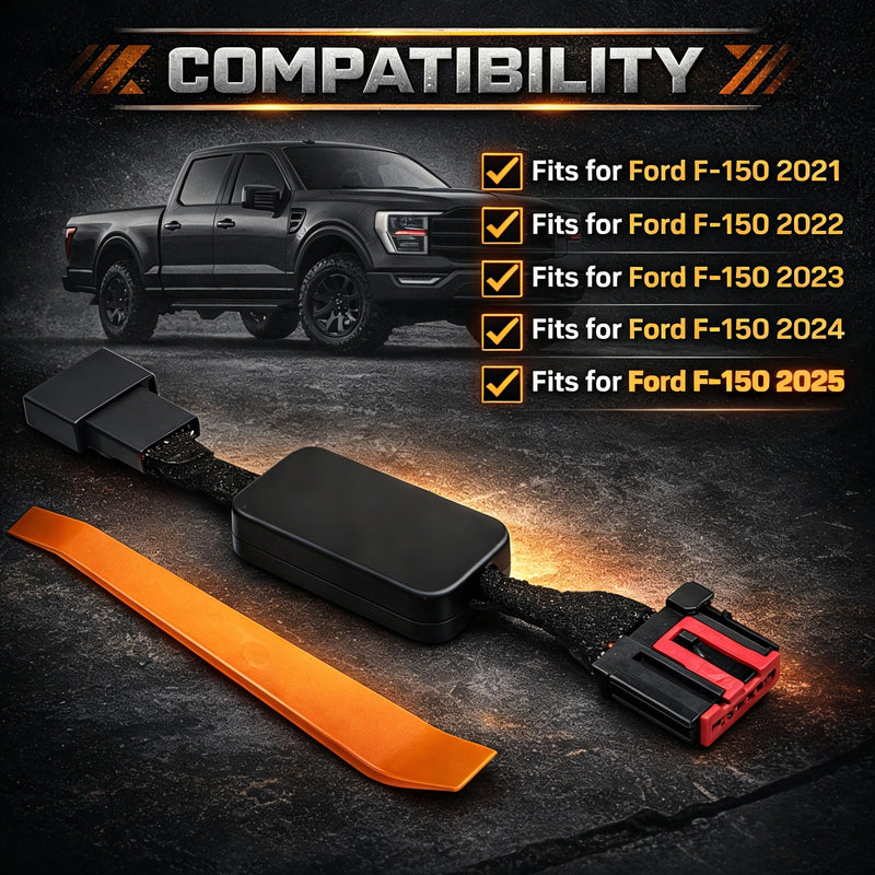 Auto Start Stop Eliminator Fit for Ford F-150 2021 2022 2023 2024 2025, Plug & Play Automatic Start-Stop Deactivate Harness, A-Off Disable Adapter with Smart Memory Function