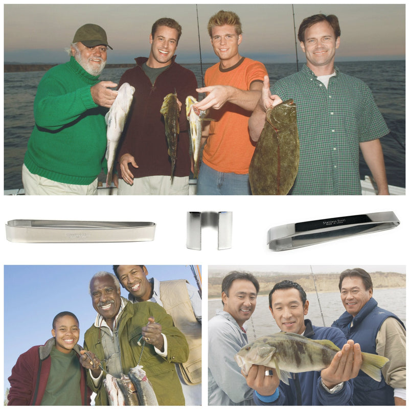 Made In Japan Fish Bone Tweezers (2-pack) - Non-Slip, Precision Grip - Debone Salmon, Bass, Catfish - Stainless Steel Handmade Japanese Craftsmanship (4 3/4") 4 3/4" - 2 pack
