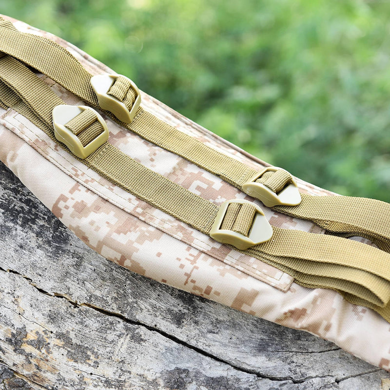 ALICE FIBLE Miliary USMC Belt Double Strap Alice Kidney pad Belt - tactical belt - Hip Belt - for framed rucksack LC-2 - Carry 220 Lb's -12MM Padding Camping Hiking