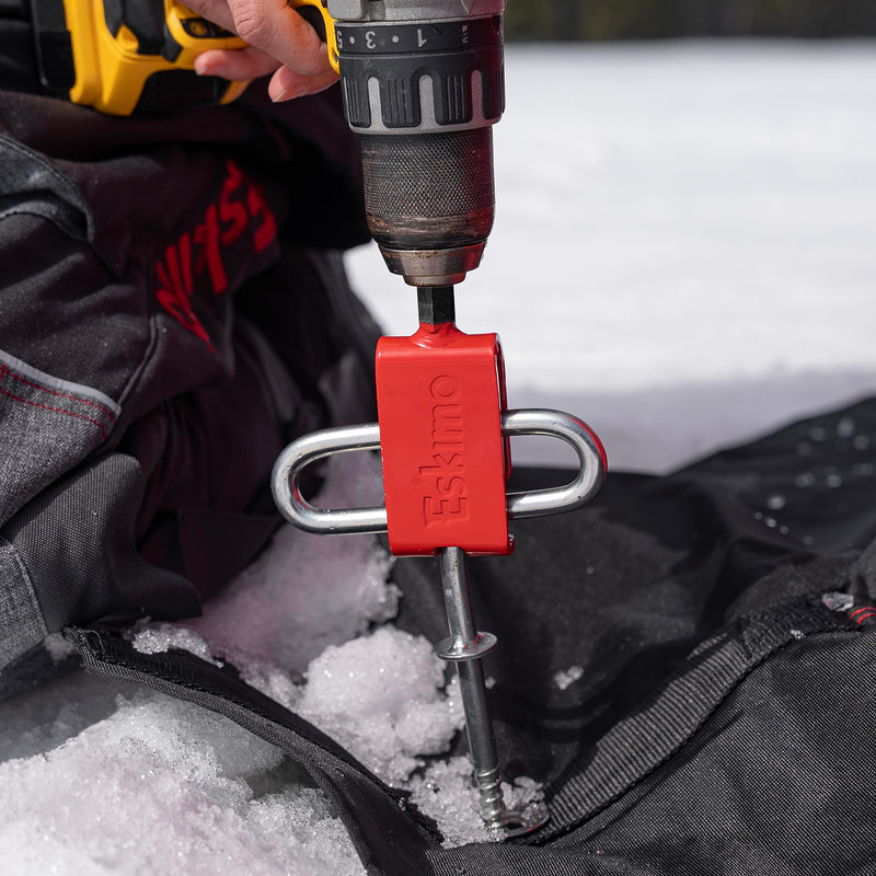 Eskimo 42494 Quick Connect Kit, Drill-Adaptive Augers, Red