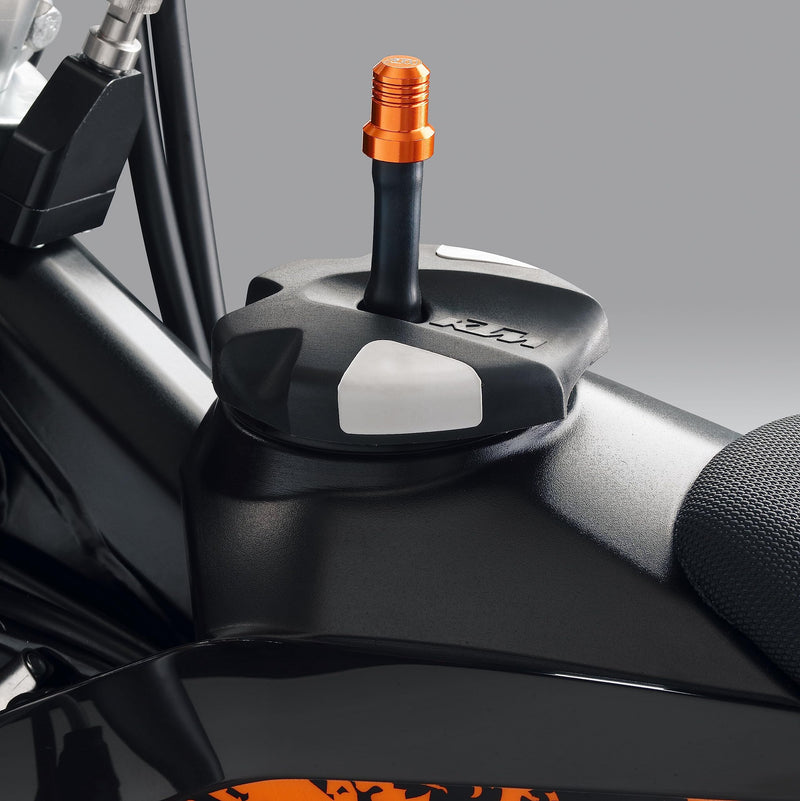 Genuine KTM Orange Factory Fuel Vent Cap, U6951010, 125-530cc 1998-2024