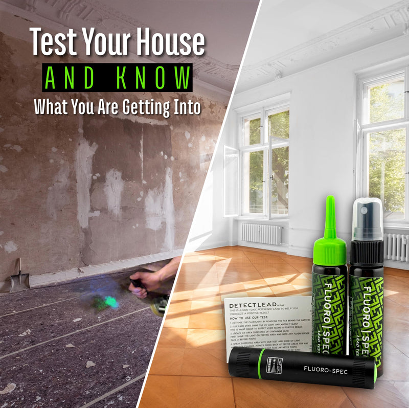 Fluoro-SPEC Instant Lead Test | Up to 3600 Uses| Lead Test Kit for Paint, Ceramics & More | Easy to Use, Accurate Results| Test All Your Stuff | Make Your Home Lead Safe | Home Lead Test Kit