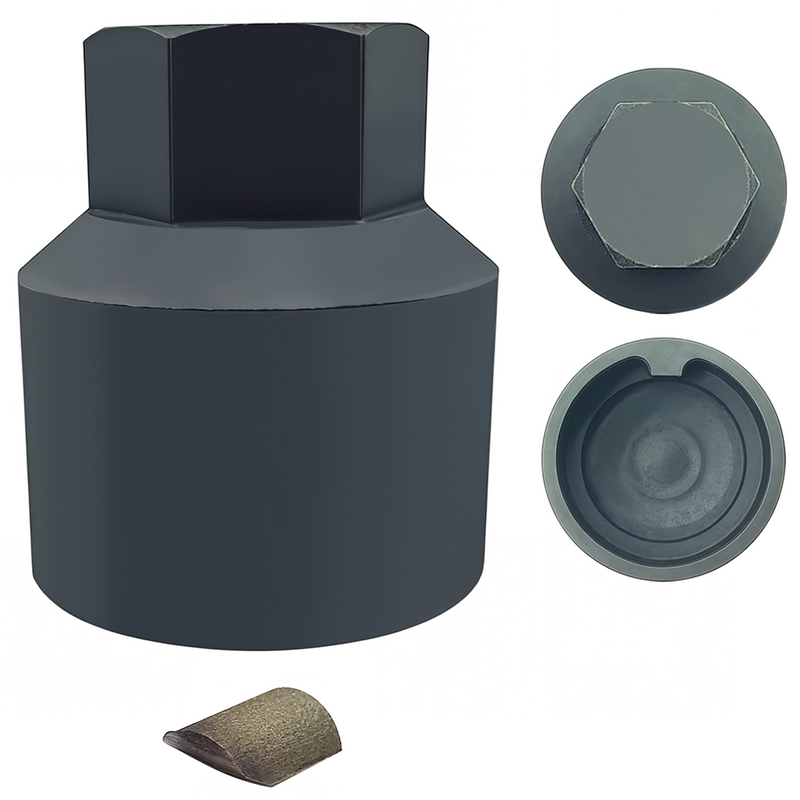  [AUSTRALIA] - 4 Tooth 1/2" Drive Wheel Locking Nut Key Compatible with Land Rover