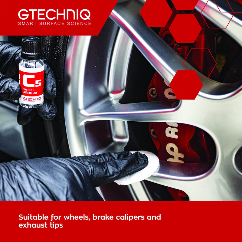 Gtechniq Wheel Sealant Long Term C5 Wheel Armour 15ml 0.5 Fl Oz / 15 ml