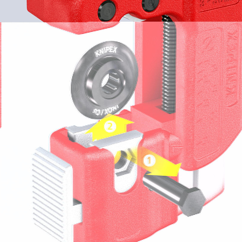 KNIPEX Tools 90 31 01 SBA TubiX® S Pipe Cutter, 3" 3 inch