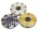 JDK 4 Inch Diamond Resin Filled Cup Wheel Grinding Wheel with Thread 5/8“-11 for Granite Stone and Tiles (Fine) Fine
