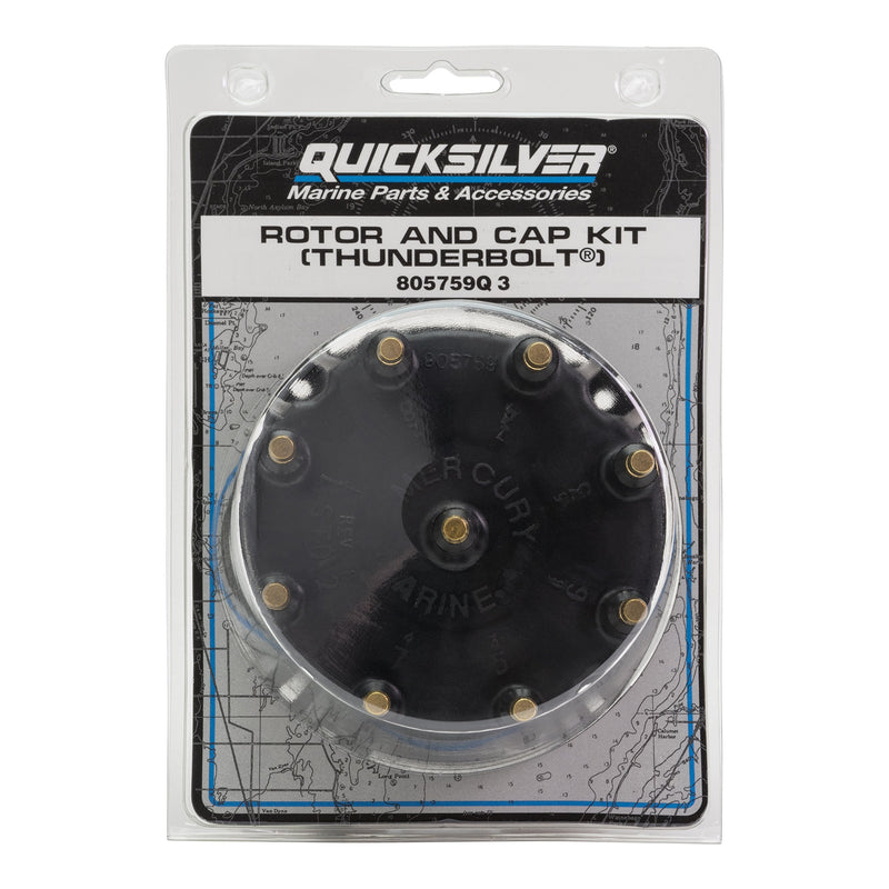 Quicksilver 805759Q3 Distributor Cap Kit for Marinized V8 Engines by General Motors w/Thunderbolt IV and V HEI Ignition Systems