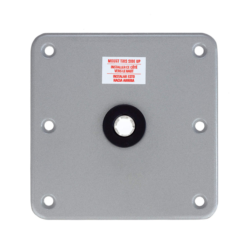 attwood SP-67749 Swivl-Eze Lock'N-Pin Aluminum 7-Inch x 7-Inch Marine Boat 3/4-Inch Pedestal Base One Size