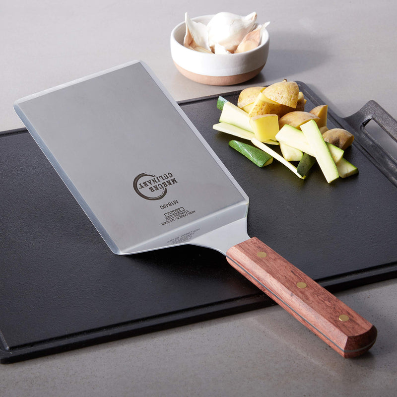 Mercer Culinary Praxis Rosewood Handle Heavy Duty Turner, 6 Inch x 5 Inch