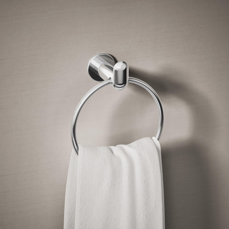 KOHLER KUMIN™ TOWEL RING Polished Chrome