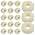 OSALADI Felt Washers Replacement Round Wool Felt Washer 0.59X0.59X0.19in Oil Plug Washer Mechanical Seal Gasket for Oil Leak Prevention Equipment Maintenance and Easy Replacement