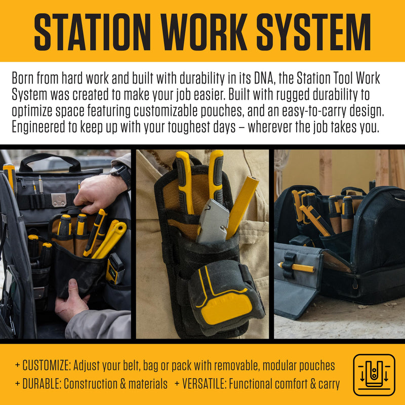 Carhartt Station Tool Pouches, Durable Organizer, Compatible with All Station Tool Bags, Medium