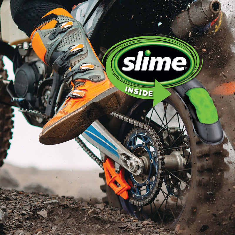 Slime 10193 Tire and Tube Sealant Puncture Repair Sealant, 2-in-1, Premium, Prevent and Repair, Suitable for Non-Highway Tires and Tubes, Non-Toxic, Eco-Friendly, 16oz Bottle 16 oz