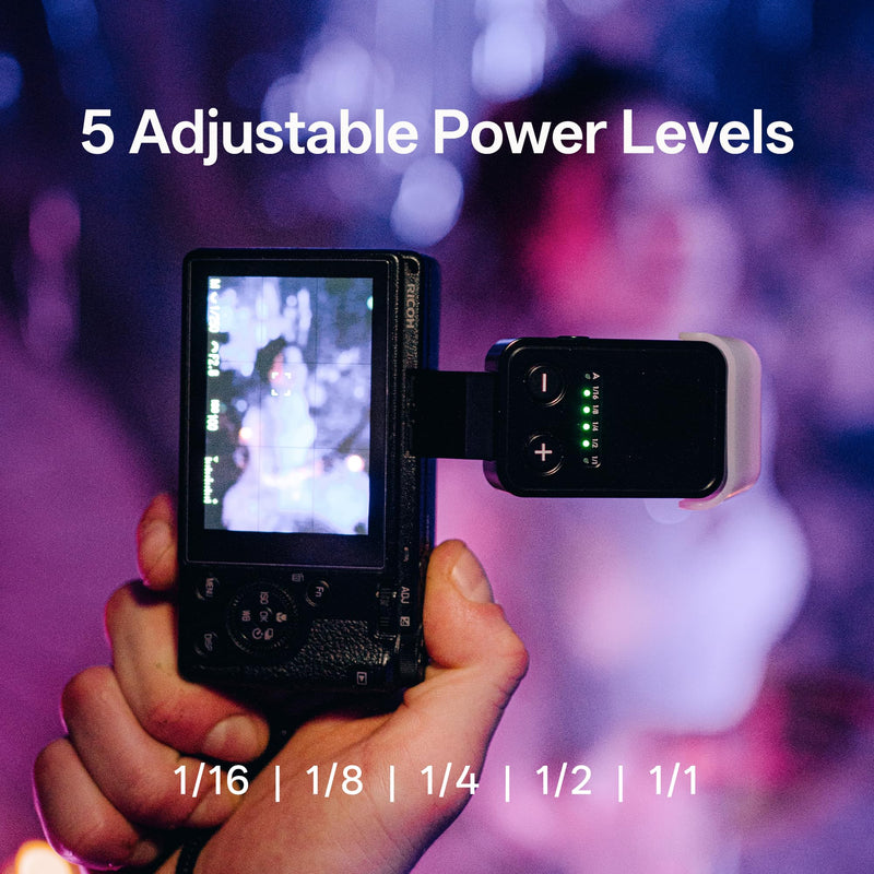 VILTROX Foldable Mini TTL Flash for Canon, Compact On-Camera Flash with 60mm Raised Head Design, 28mm Wide Coverage, 10Ws Output, USB-C Rechargeable Pocket Flash for Portrait Street Travel