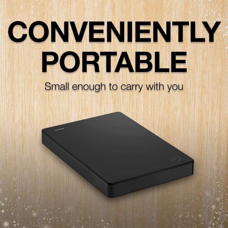 Seagate Portable 2TB External Hard Drive HDD — USB 3.0 for PC, Mac, PlayStation, & Xbox -1-Year Rescue Service (STGX2000400) Portable HDD