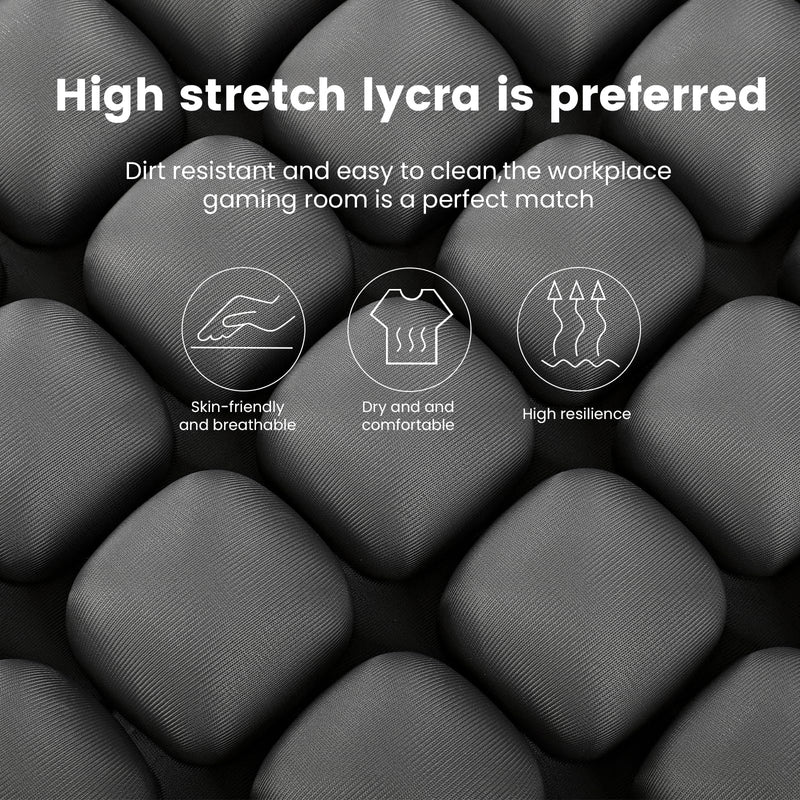 JOYMAY Travel Seat Cushion Inflatable Seat Cushion 56 Ergonomic Air Cell 3D Air Seat Cushions Adjustable Inflatable Portable Airplane seat Cushion for Wheelchair, Car, Office, Home Living (Grey) Grey
