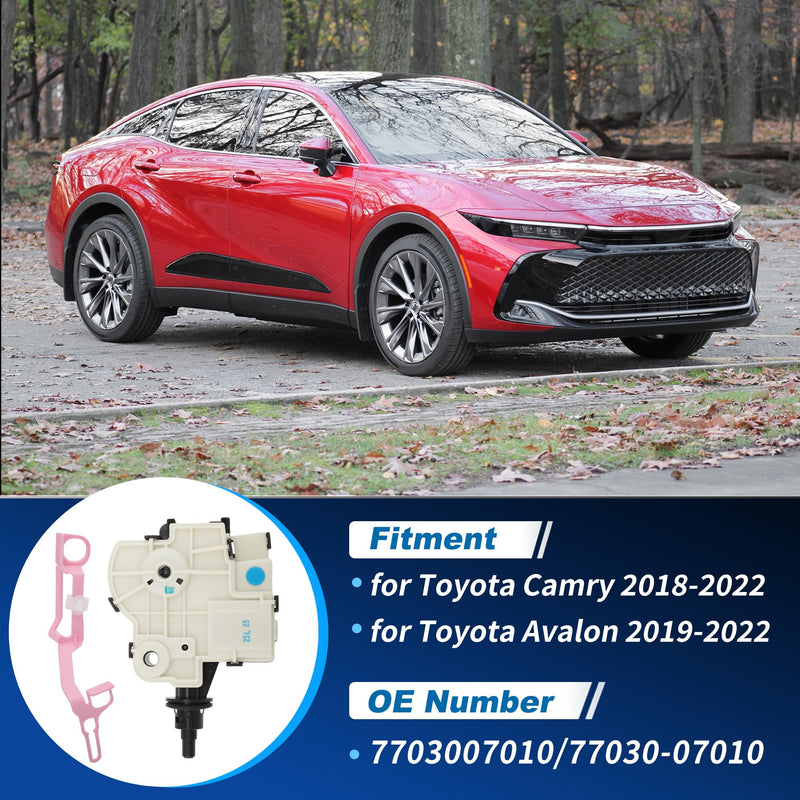 77030-07010 Fuel Door Lock Latch Assembly with Motor for Toyota Camry 2018-2022 for Toyota Avalon 2019-2022, Gas Door Lock Latch 7703007010, Fuel Filler Door Lock Assembly