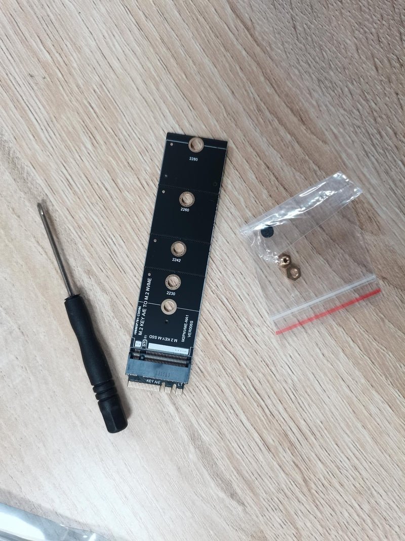 Wireless for M.2 A/E for Key Slot to for M.2 for M for Key WiFi Bluetooth-Compatible Adapter for NVMe PCI for Express M.2 Nvme Ssd Adapter Card M2 Key A-E to M2 NVME Adapter Converter Card to, 1 piece