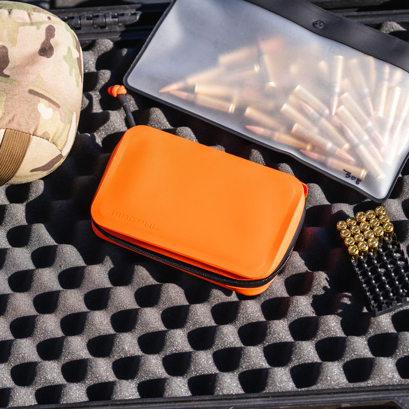 Magpul DAKA Utility Organizer Compact Semi-Rigid Multi-Purpose Case, Durable Water-Resistant Heavy Duty Compact Pouch Orange