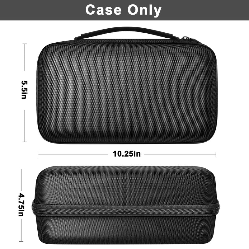 Case for Halo Bolt 58830/57720/ Air 58830/ ACDC Max 55500 mWh/Air + Portable Emergency Power Kit, Storage Holder for Air Nozzles, Extra Accessory, Car Jump Starter, and Charger- Black (Box Only)