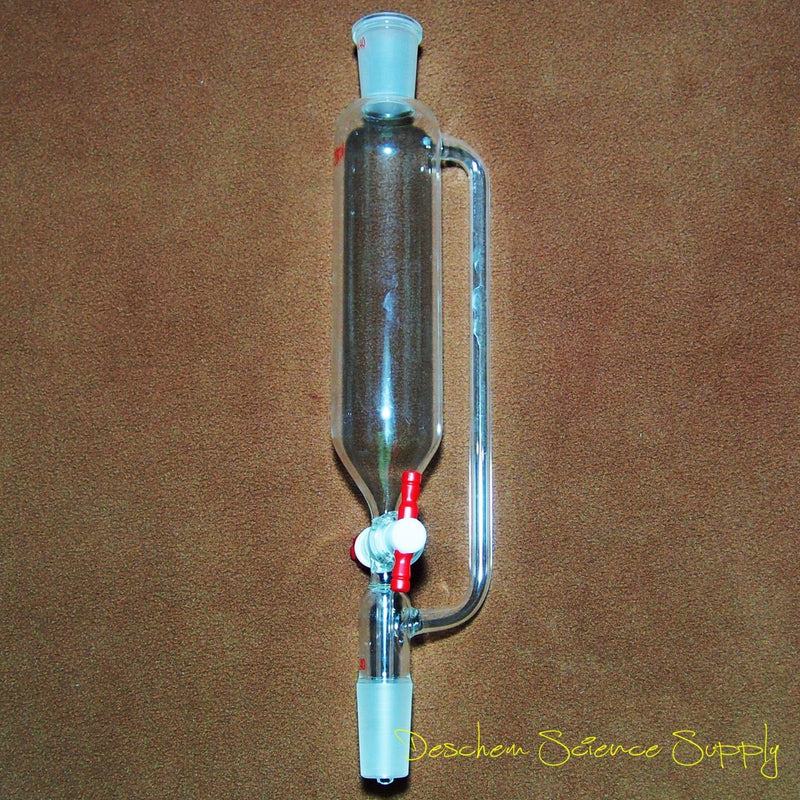 250ml 24/40 Glass Pressure Equalizing Additonal Funnel with PTFE Stopcock 250ml