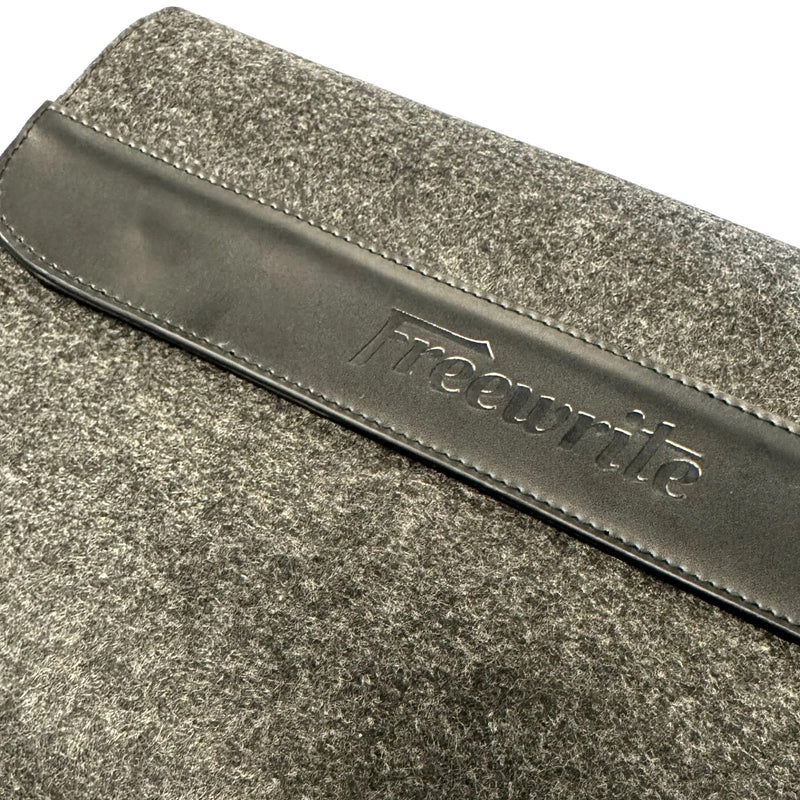 Alpha Felt and Leather Sleeve | Protective Felt & Leather Sleeve with Soft, Non Scratch Lining