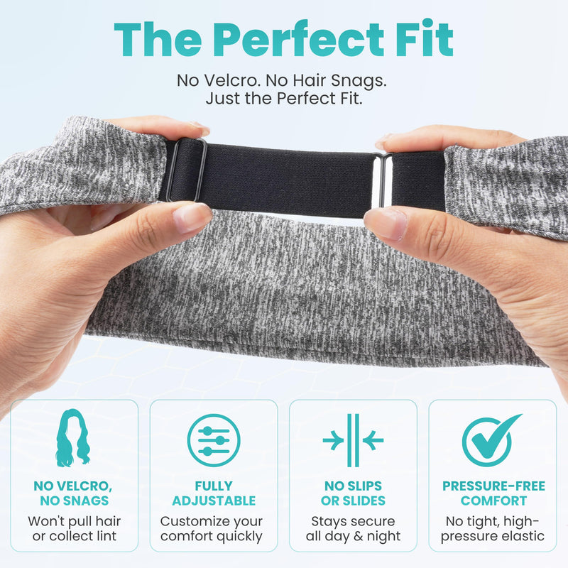 Adjustable Wireless Comfort Headband - Bluetooth Headphones Headband for Exercise, Sleep, Travel, and Relaxation