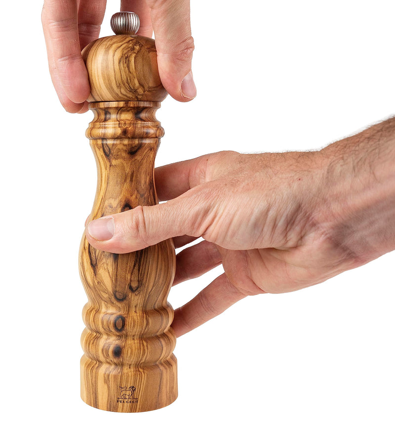 Peugeot Paris Olivier Pepper Mill 22cm - 9in Olive Wood 8.67in.