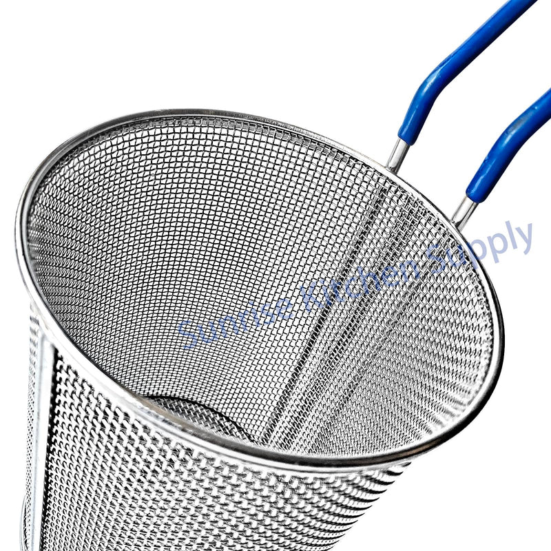 Sunrise Kitchen Supply Stainless Steel Pasta Boil Basket (1, 5.25"D x 7"H) 1