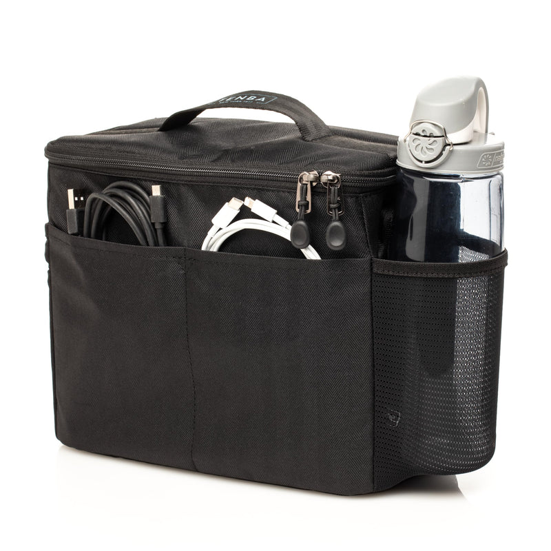 Tenba BYOB 10 Camera Insert - Turns any bag into a camera bag for DSLR and Mirrorless cameras and lenses – Black (636-630) | 300D polyester insert with YKK zippers and mesh pockets for mirrorless cameras, lenses and accessories