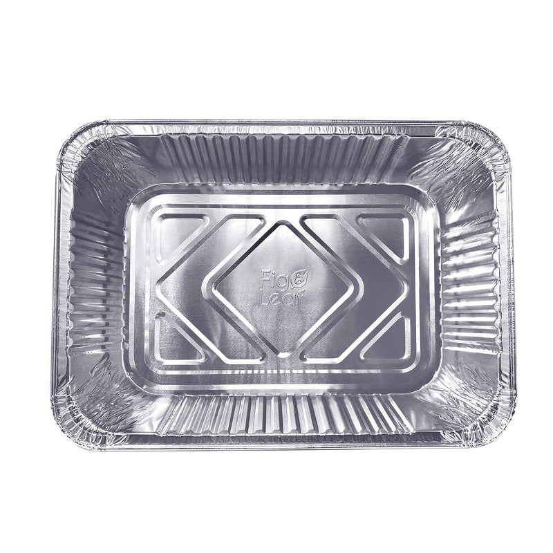 (30 Pack) Premium Lasagna Pans 14" x 10" x 3” Heavy Duty l Disposable Aluminum Foil for Roasting Turkey, Baking, or Cooking 1