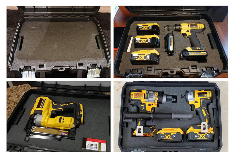 DWST88801 tool Organizer Foam Insert for DeWalt tstak packout foam inserts DWST17808, DWST17807, DWST17805(2Pcs)