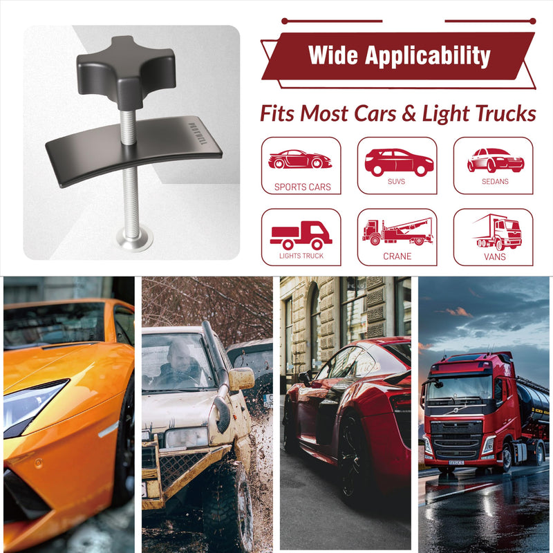 Brake Caliper Compression Tool Heavy Duty, Brake Pad Spreader Tool, Universal Brake Piston Compressor Tool for Automobiles and Light Trucks with 2 Caliper Hooks Disc Brake Pad Spreader