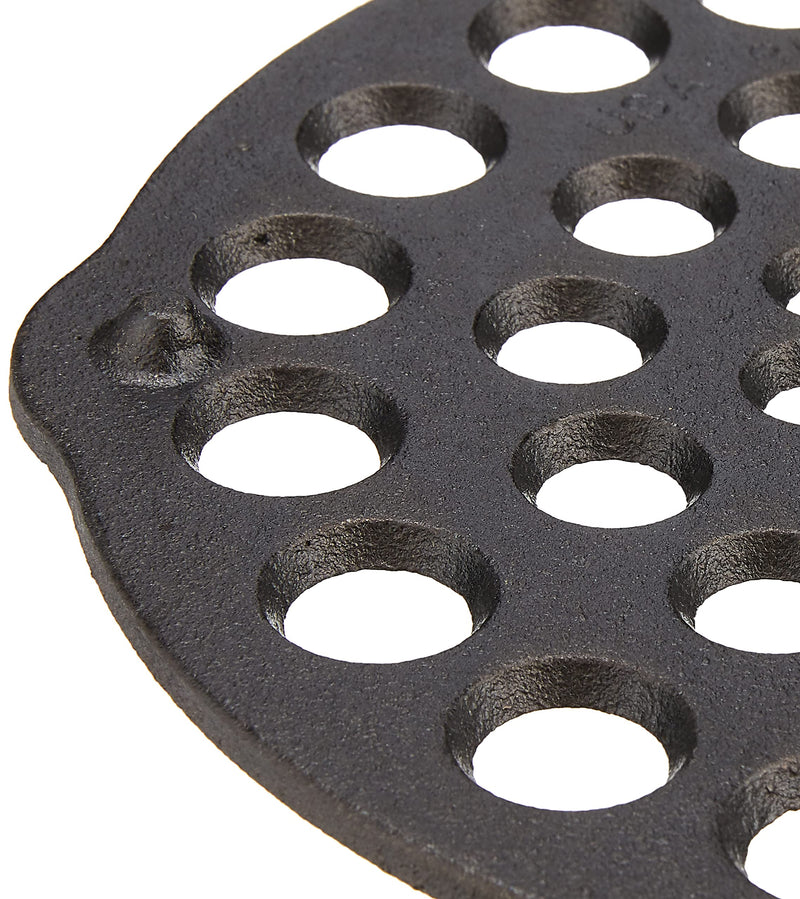 Lodge L8DOT3 Cast Iron Meat Rack/Trivet, Pre-Seasoned, 8-inch, 1 EA