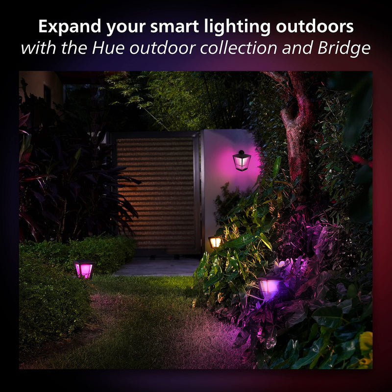 Philips Hue Outdoor Motion Sensor, 1 Pack, Automatic Dusk to Dawn, Sensor Turns Lights On When Motion is Detected, Requires Bridge, Works with Alexa, Google Assistant, and Apple HomeKit, Weatherproof