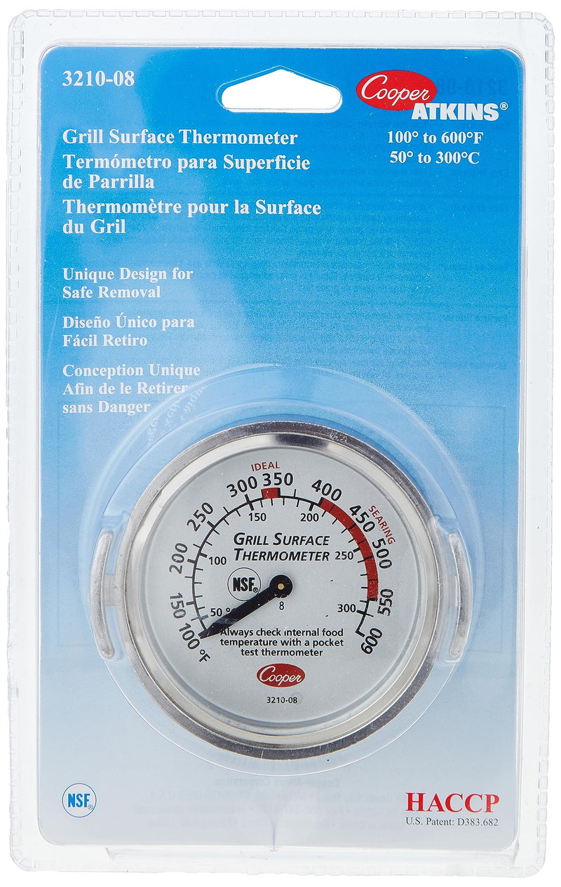 Cooper Atkins 3210-08-1-E Grill Surface Thermometer Nsf