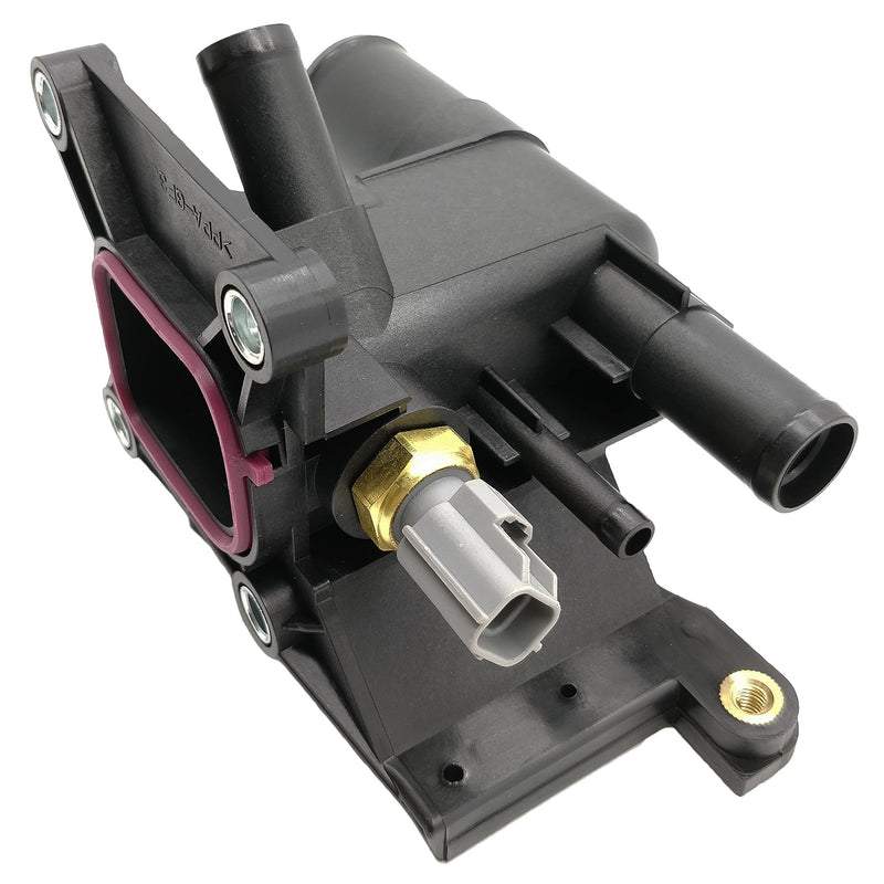 Coolant Water Outlet Flange + Sensor for 2006-2015 Mazda 3 Mazda 5 Mazda 6 CX-7 2.0L 2.3L 2.5L L4 LF941517Z LF9415179A