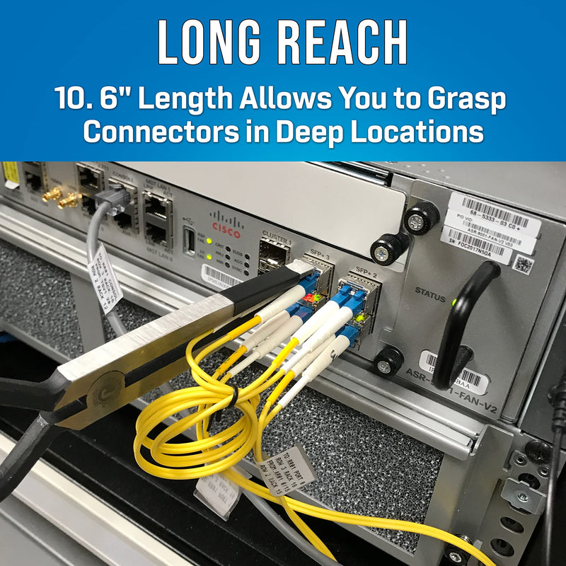 Jonard Tools FCT-100 Fiber Optic Inserting and Extracting Tool for SC Simplex, SC Duplex, and LC Duplex Connectors in High Density Patch Panels LC and SC Connectors