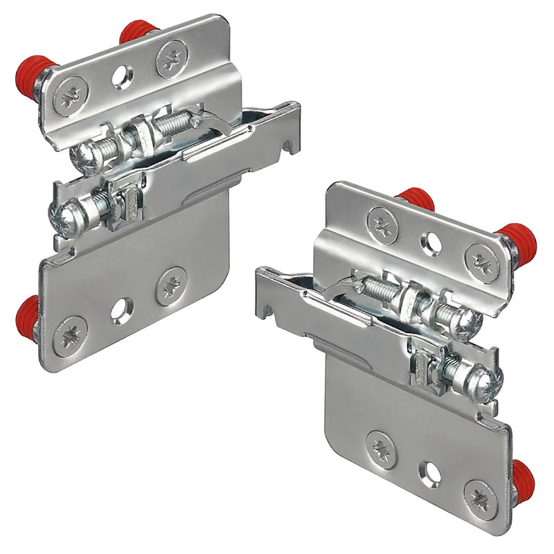 Cabinet Mounting Bracket Hanging Connector Pair – Adjustable Heavy Duty Wall Cabinet Hanger Brackets, Concealed Kitchen Cupboard Mount Hardware for Wall Cabinets, Wardrobe, Bathroom Storage