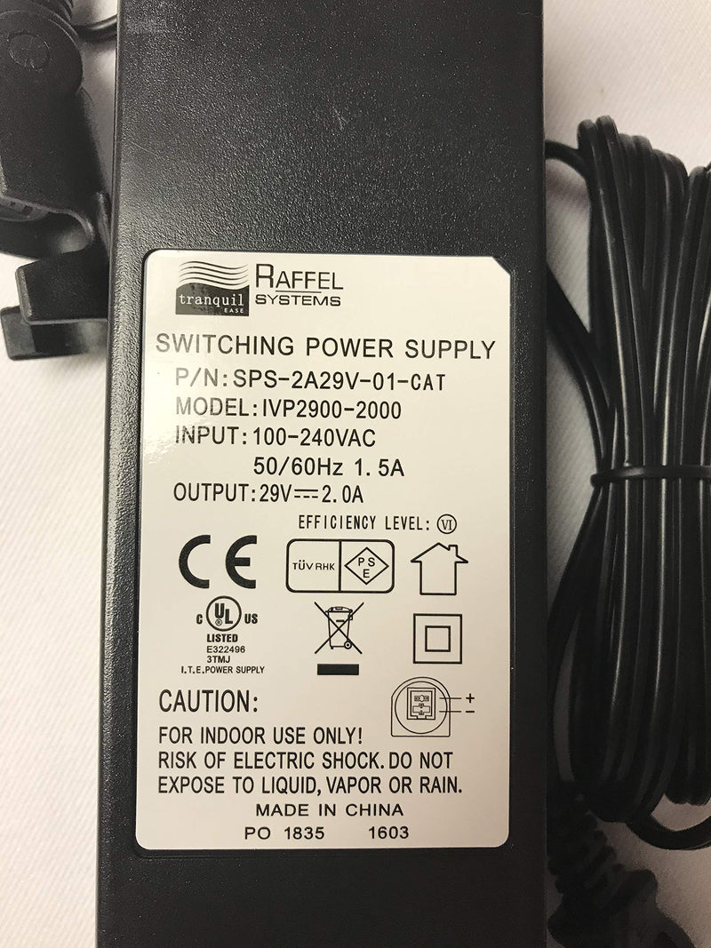 Raffel Switching Power Supply 29V IVP2900-2000 with AC Cable