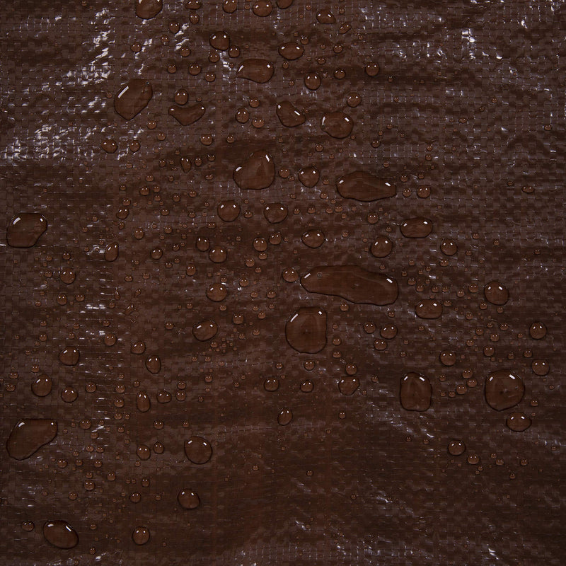 Stansport Light-Duty Rip-Stop Tarp 8' x 10' - Brown (U-810) 8' x 10'