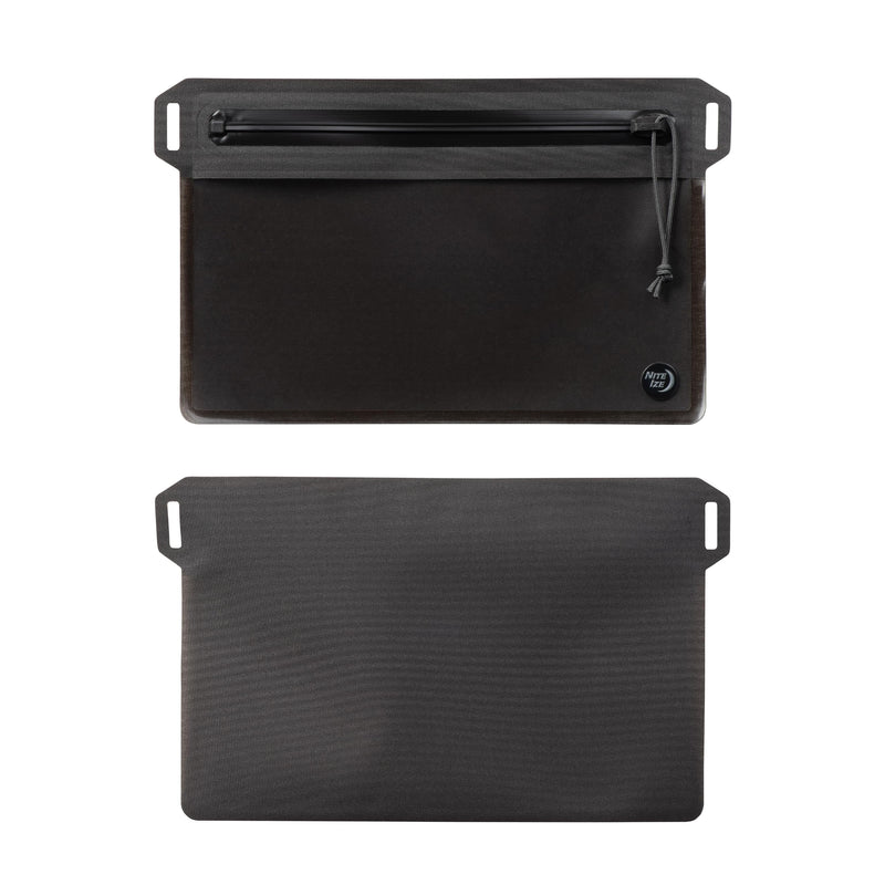 Nite Ize RunOff Waterproof Travel Pouch with TRU Zip - Dry Pouch for Phone & Travel Necessities - Touchscreen Friendly - Waterproof with Reliable Zipper - Charcoal, Small
