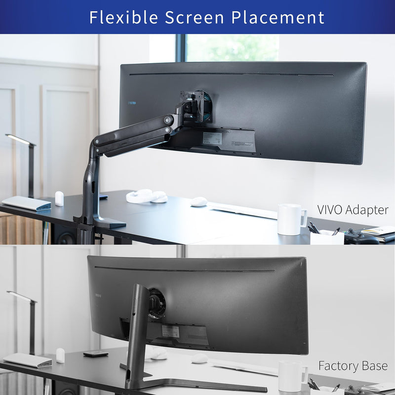 VIVO VESA Adapter Plate Bracket Designed for Samsung Neo G9, G65B, G70A, G75T, G85NB, CRG9, CHG9, CHG90, and Odyssey G9 Monitors, VESA 100x100, Mount-SG9