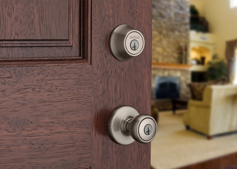 Kwikset 96900-381 690T 15 SMT BBPKG Satin Nickel Tylo Entry Combo Set (Pack of 1) Old Latch