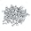 findmall 100Pc Rivet Nut Kit 10-24UNC Aluminum Flat Head Threaded Rivet Nut