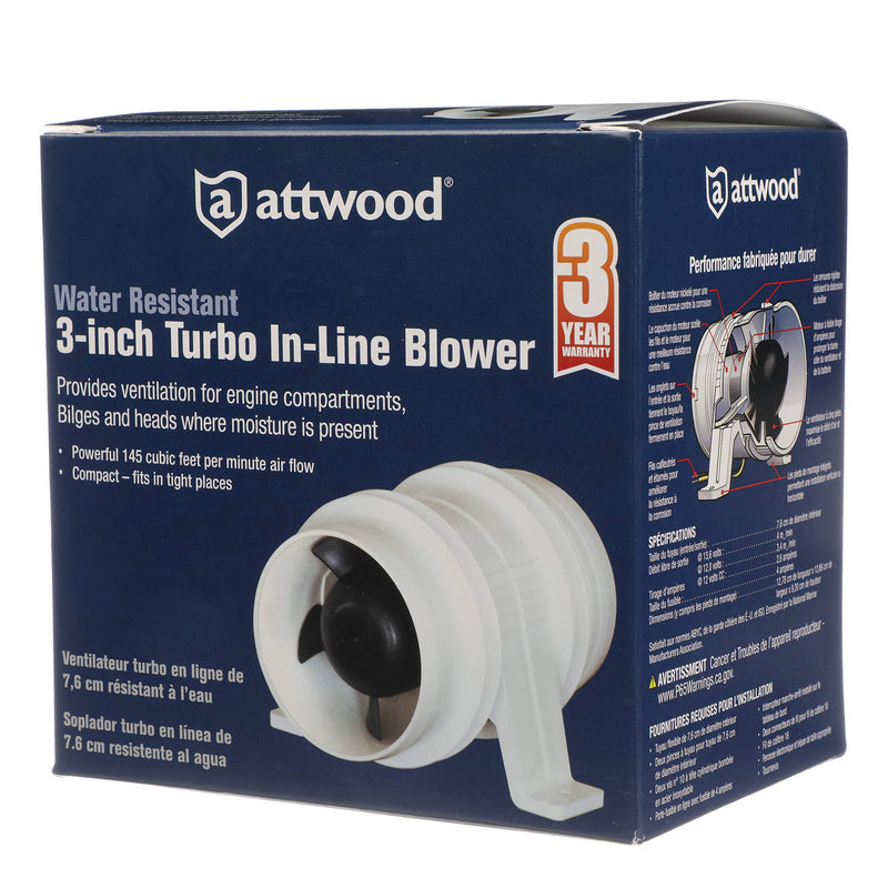 Attwood 1733-4 Turbo 3000 Series 3-inch