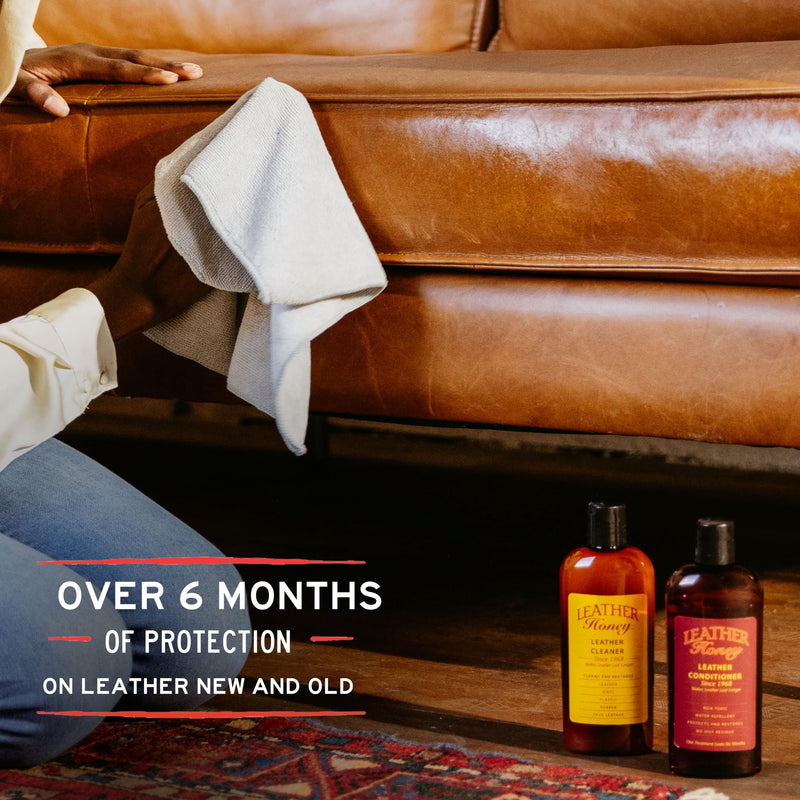 Leather Honey Best Leather Conditioner Since 1968. For Use on Leather Apparel, Furniture, Auto Interiors, Shoes, Bags and Accessories. Non-Toxic and Made in the USA! 16 Fl Oz (Pack of 1)